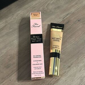 TOO FACED -Born This Way Soft Matte Foundation- Shade Natural Beige -new in box